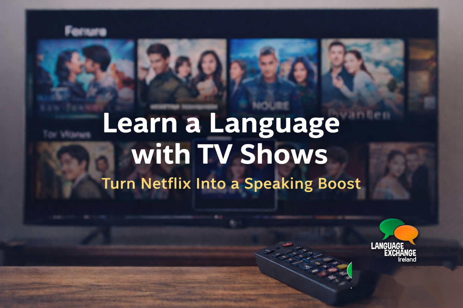 Learn a Language with TV Shows (10-Minute Method) | LEI